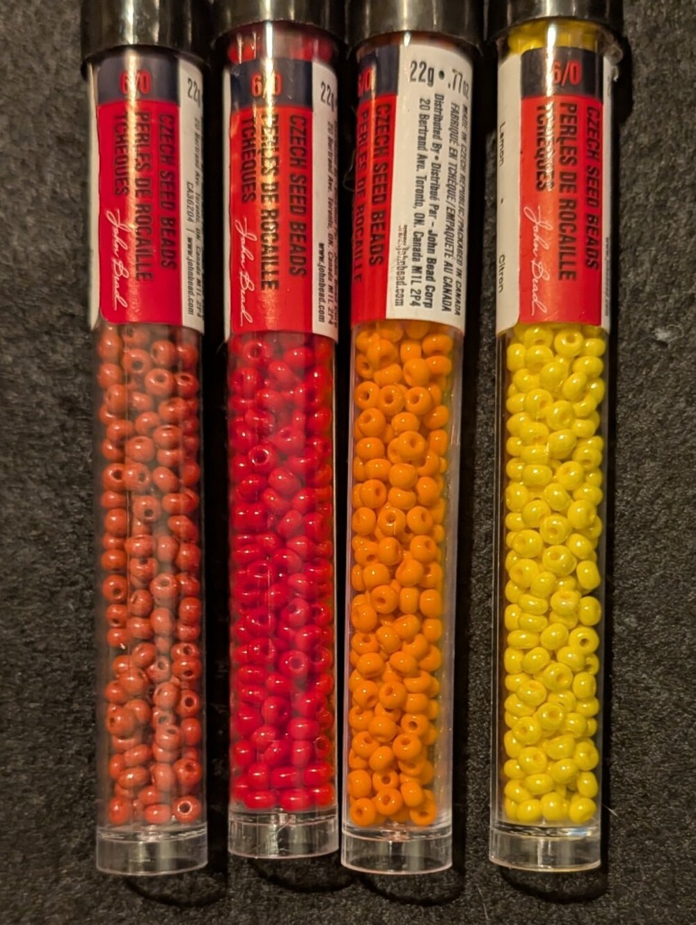 John Bead sz 6/0 Czech Glass Seed Beads 57 Tubes of Matte, Luster, Mix, SL, AB - Picture 13 of 13